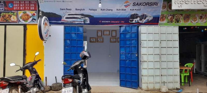 map Battambang - Boonsiri Ferry