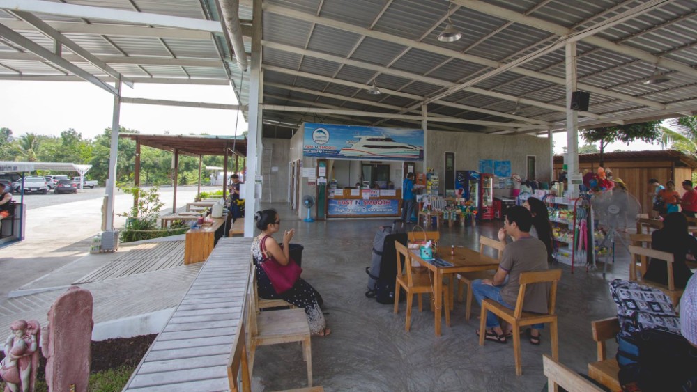map Trat (Jetée Laem Sok) - Boonsiri Ferry