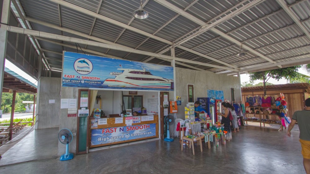 map Trat (Jetée Laem Sok) - Boonsiri Ferry