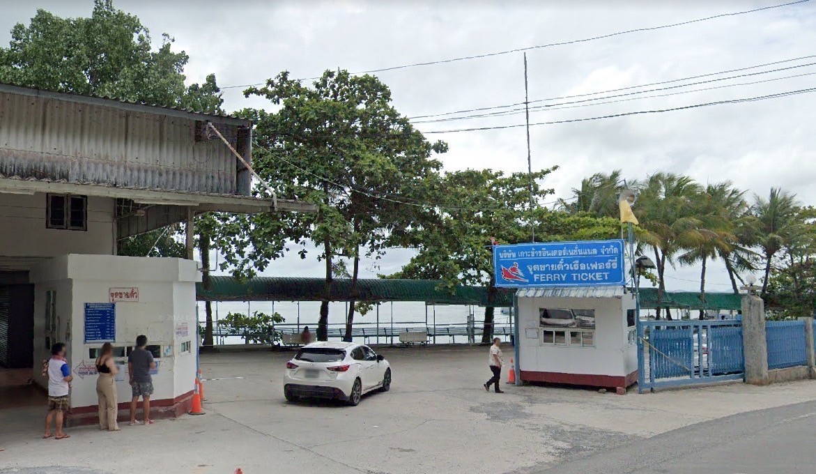 map Koh Chang (Jetée Pine Bay) - Boonsiri Ferry
