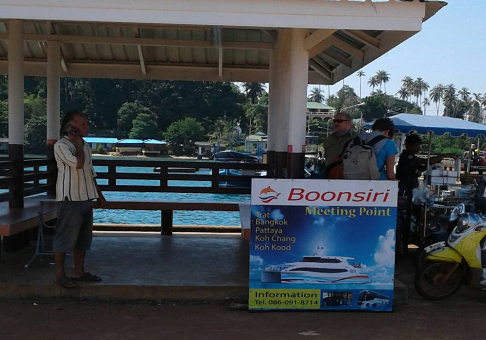 map Koh Mak (Jetée Ao Nid) - Boonsiri Ferry