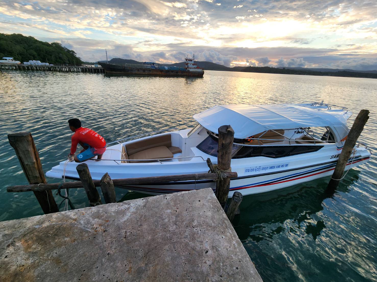 map Koh Rong - Boonsiri Ferry