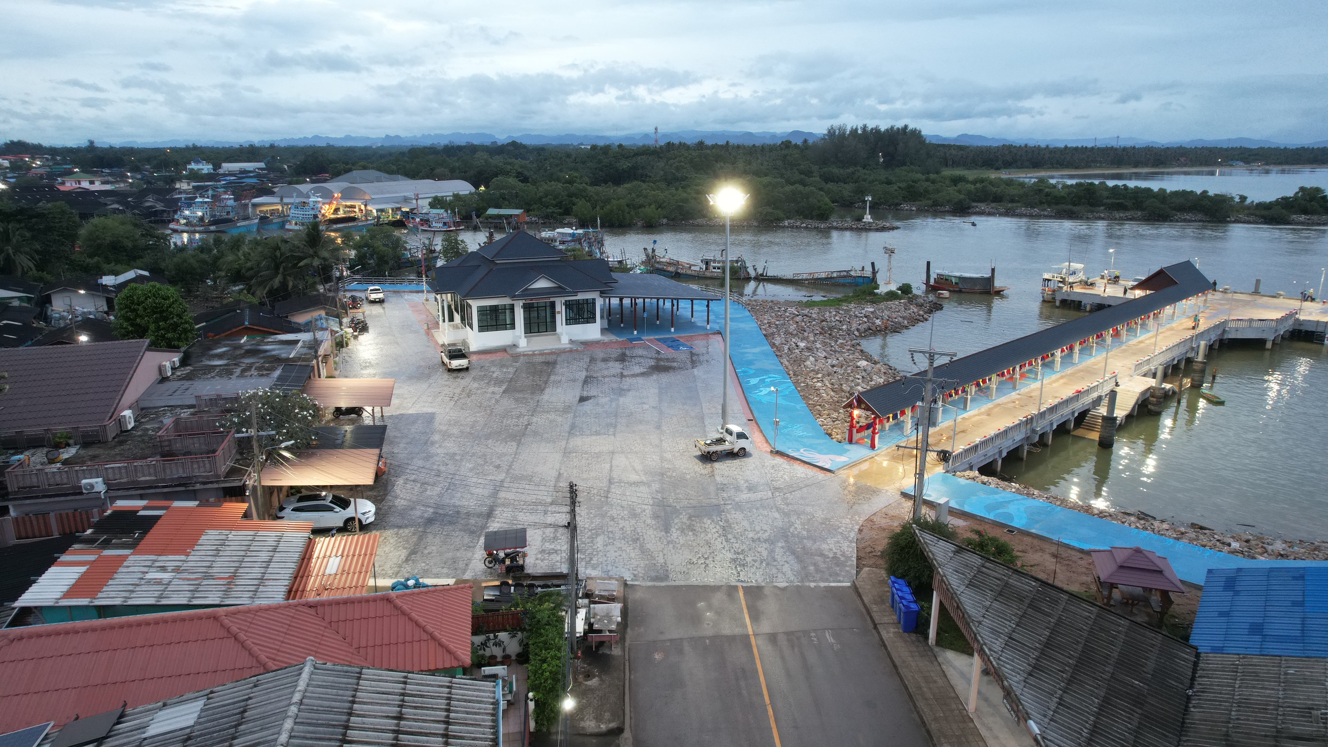 map Chumphon (Jetée Paknam) - Boonsiri Ferry