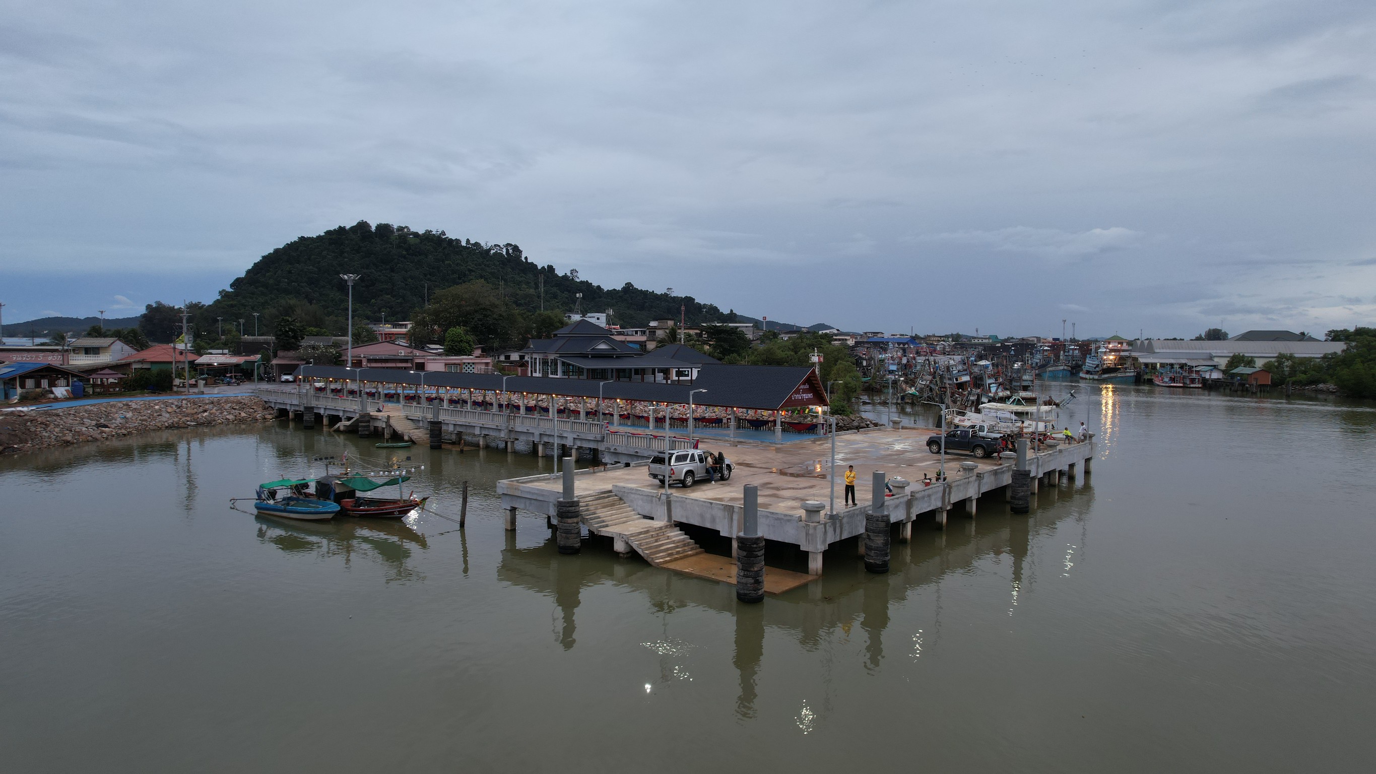 map Chumphon (Jetée Paknam) - Boonsiri Ferry