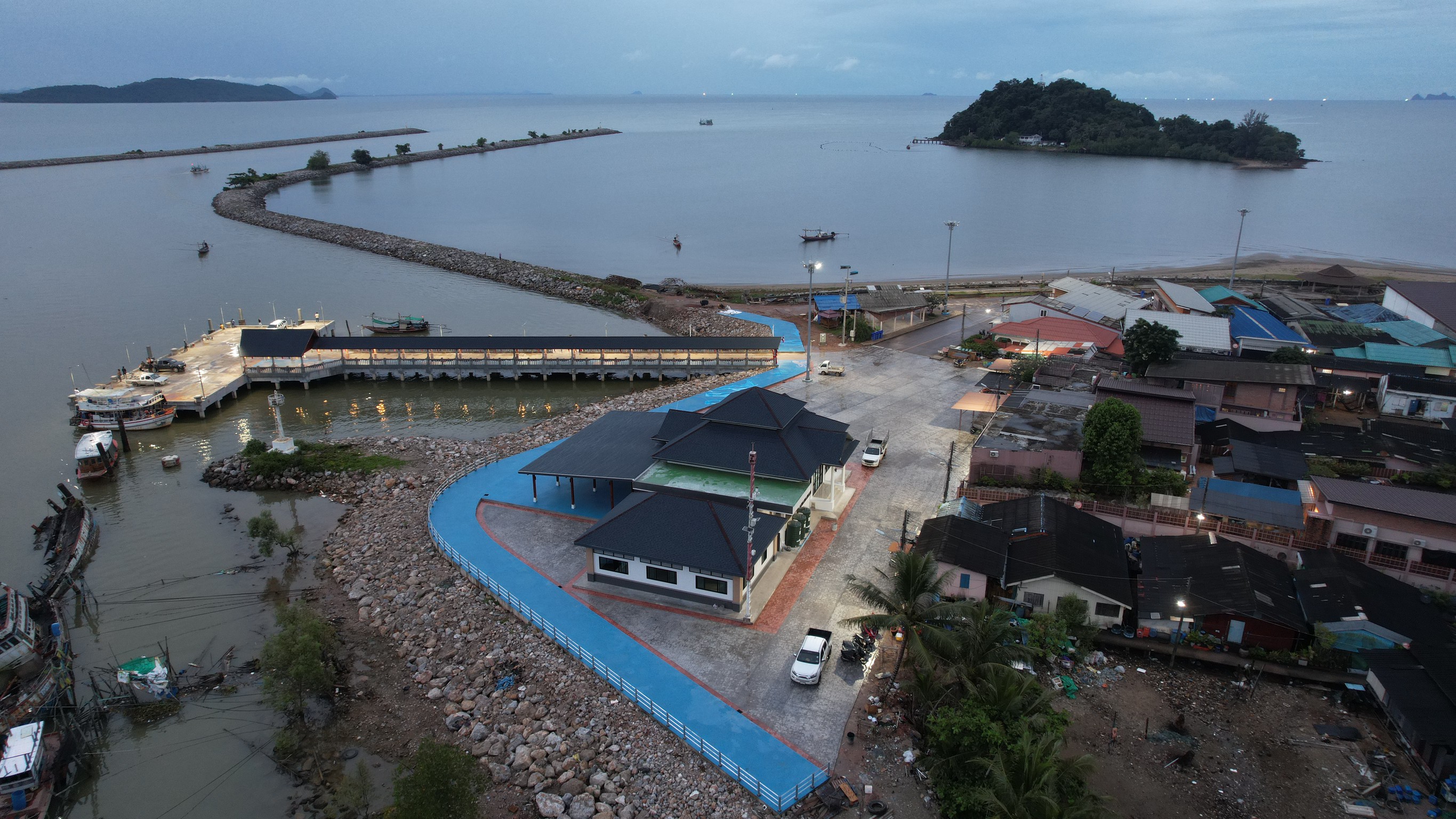 map Chumphon (Jetée Paknam) - Boonsiri Ferry